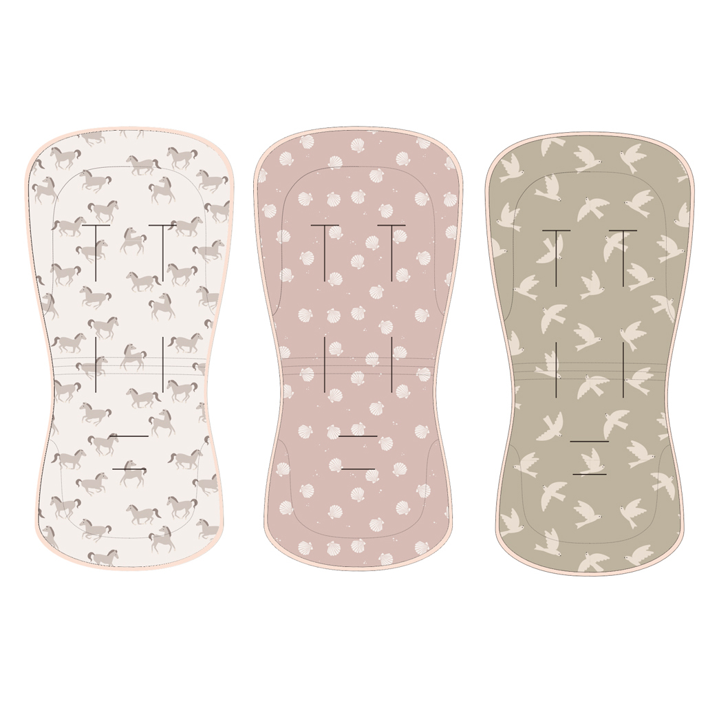 nmay 推车凉垫坐垫凉爽透气夏季物理降温 0m+