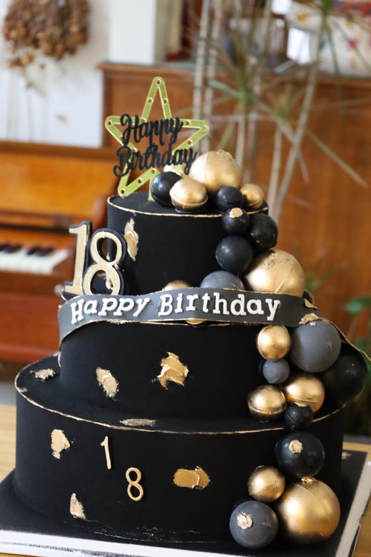 三层男士蛋糕（图为14寸+10寸+6寸） 商品图0