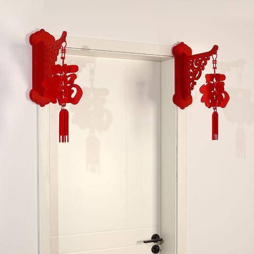 过年装饰挂件福字鞭炮春节新年装饰品2023兔年元旦大门口布置挂饰 商品图5