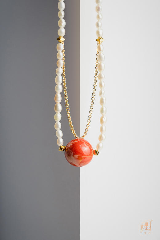 三生石--五行色小米珠金属设计链 商品图6