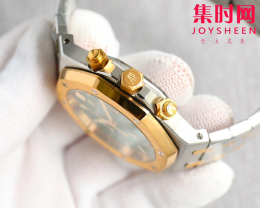 爱彼-AUDEMARS PIGUET 皇家橡树计时系列 AP六针石英 精品 重磅上市 与您相约 高超的技造诣大气风格 六针多功能计时男士石英腕表 商品图5