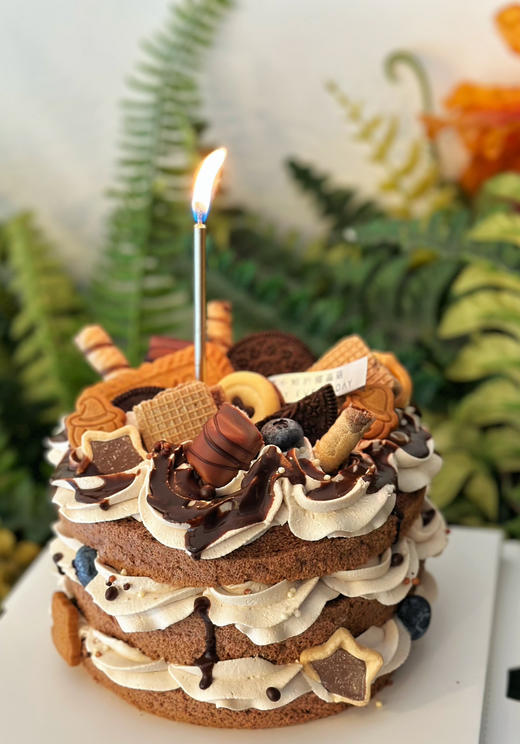 新派阿华田蛋糕，法芙娜巧克力蛋糕体，芒果香蕉夹心，满满巧克力装饰， 超幸福超满足 商品图1