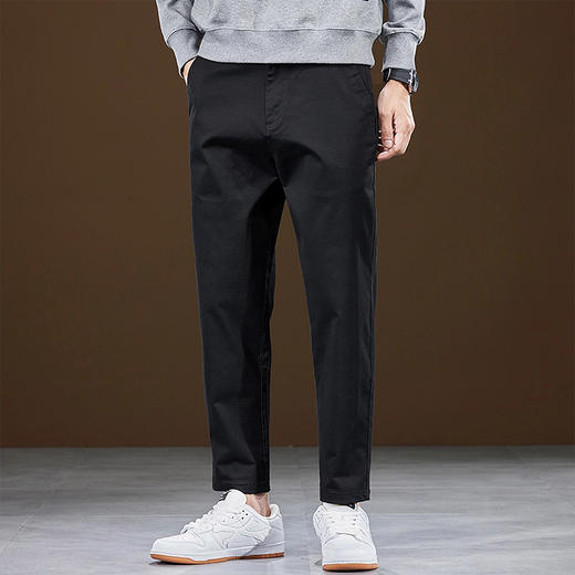 纯棉【新款DQ】大依优型大码男装休闲裤加肥加大号肥佬宽松大号休闲长裤水洗棉 商品图2