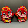 1对2024龙年红色毛绒生肖立体悬浮卡通贴纸新年门贴新年装饰用品 商品缩略图8