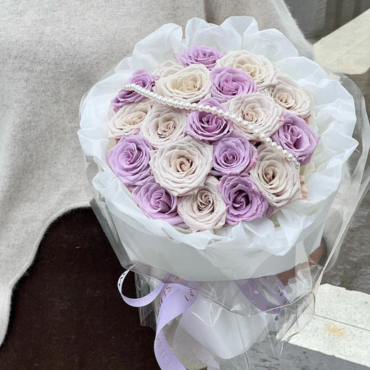 一辈紫（19朵海洋之歌+曼塔） 商品图0