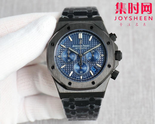 爱彼-AUDEMARS PIGUET 皇家橡树计时系列 AP六针石英 精品 重磅上市 与您相约 高超的技造诣大气风格 六针多功能计时男士石英腕表 商品图5