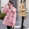 白鸭绒羽绒服连帽，面包服时尚收腰保暖外套HR-KJFD185 商品缩略图0