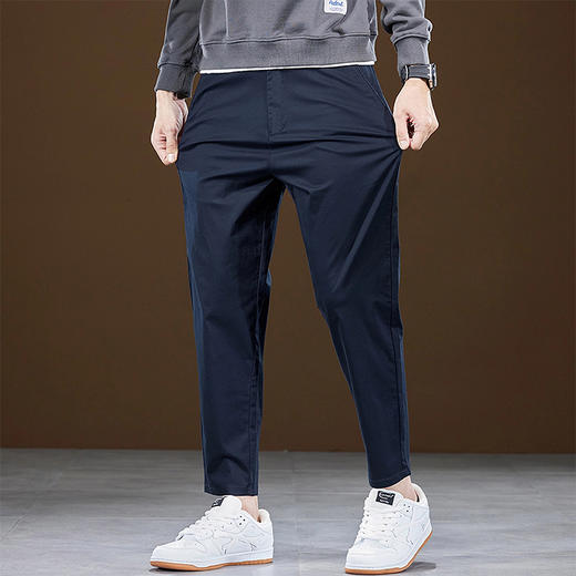 纯棉【新款DQ】大依优型大码男装休闲裤加肥加大号肥佬宽松大号休闲长裤水洗棉 商品图3