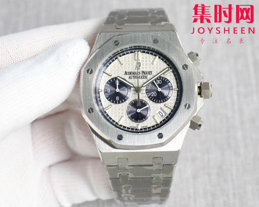 爱彼-AUDEMARS PIGUET 皇家橡树计时系列 AP六针石英 精品 重磅上市 与您相约 高超的技造诣大气风格 六针多功能计时男士石英腕表 商品图0