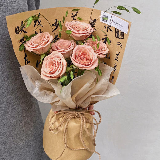 初眸（6支卡布玫瑰花束） 商品图1