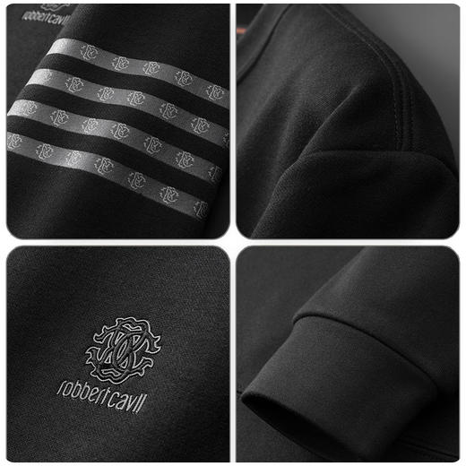 【新款DDA】大依优型大码加绒卫衣加肥加大休闲商务宽松弹力肥佬上衣打底男士 商品图3