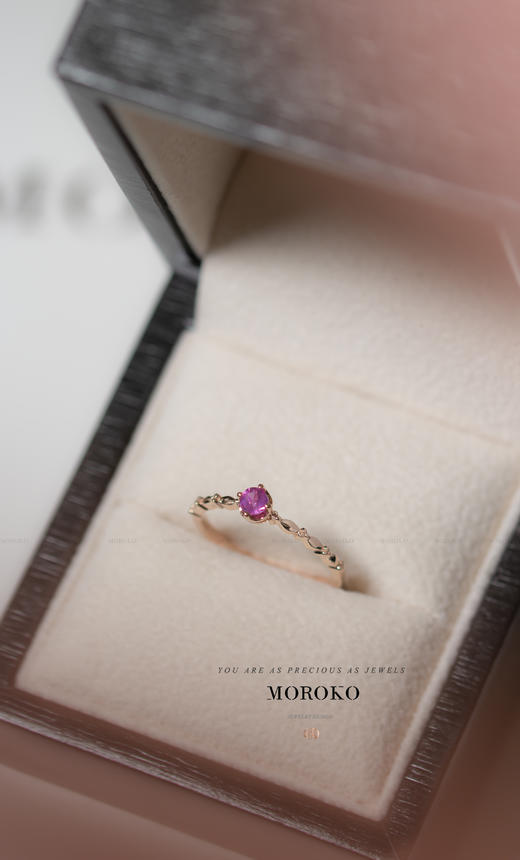 流星主戒&玫瑰雨露副戒 商品图2