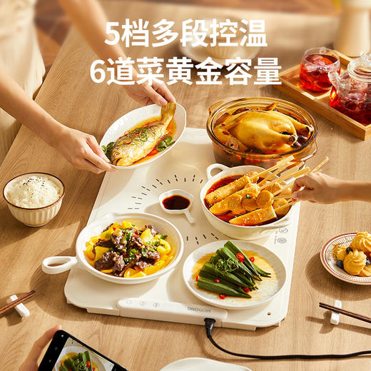 保温、加热神器，多功能家用暖菜板（硅胶折叠款：600*400*18mm） 商品图5
