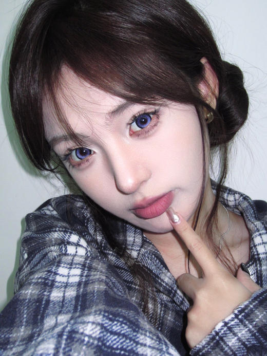 <月抛大直径>Jellydoll- 恶魔紫 -14.5mm【月抛 0-1000度 含525/575】 商品图1