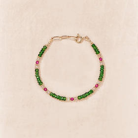 订购8周到｜Tityaravy-SHRI-碧玺 锆石 手链［法国设计师］