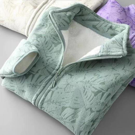 百媚生 【A/B面加绒】迷彩羊羔绒卫衣户外摇粒绒抓绒衣1055 商品图2