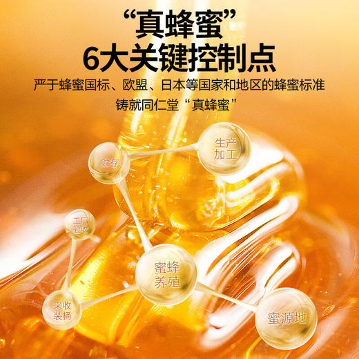 【正宗同仁堂品牌】北京同仁堂 黄芪蜂蜜800克 漏斗型瓶装 原料纯粹 拒绝添加 便携易使用SY 商品图5