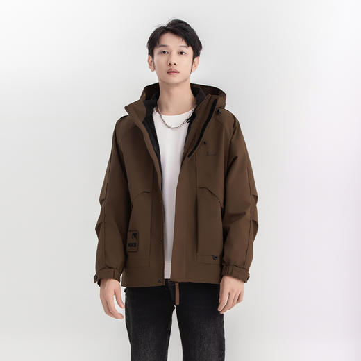 【热卖爆款】HXTIDE 春秋冬季两件套带帽茄克衫三合一冲锋衣户外登山/S105340006101 商品图7
