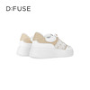 Dfuse迪芙斯2024春季新款圆头休闲百搭刺绣厚底运动鞋DF41112012 商品缩略图6