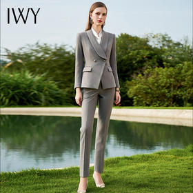 加厚灰色西装CP1473周五下午