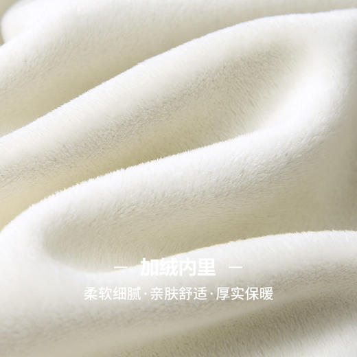 复古撞色连帽中长款加绒卫衣女，冬装新款美式百搭上衣厚 GYM-D0434 商品图1