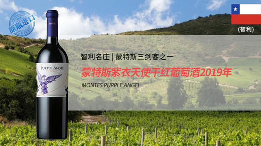 智利-蒙特斯紫衣天使干红葡萄酒2019年 商品图0