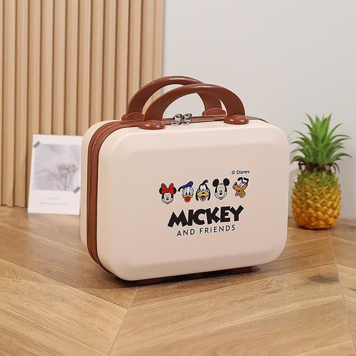 【轻装出行！一箱搞定所有】新款手提箱时尚旅行收纳箱，化妆箱大容量伴手礼学生卡通箱，小巧可爱 出门携带也方便，云感出行 弹力松紧带 商品图5