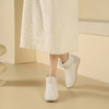 西遇小香风雪地靴女新款冬季法式毛毛短靴白色厚底加绒棉鞋V2034038 商品缩略图1