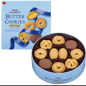 波路梦什锦黄油味曲奇饼干礼盒蓝色297g
