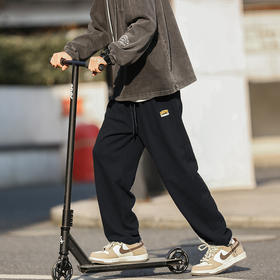 【休闲运动百搭❗️灰色卫裤男】男生常备潮款裤，日系百搭休闲宽松直筒运动休闲裤春秋男生裤子男款长裤裤子男士父亲节礼物新年礼盒年货礼盒