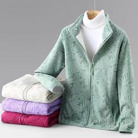 百媚生 【A/B面加绒】迷彩羊羔绒卫衣户外摇粒绒抓绒衣1055