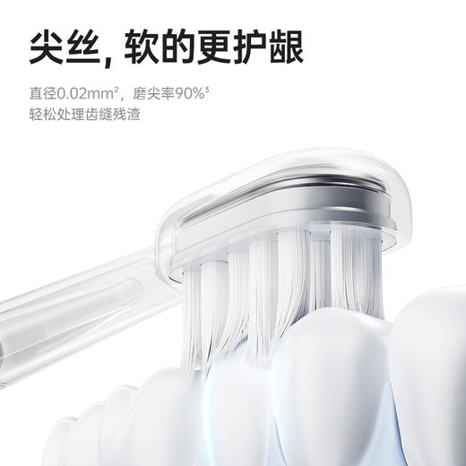 Laifen徕芬 ·新一代扫振电动牙刷 原装刷头【透明款】 商品图2