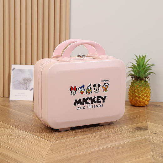 【轻装出行！一箱搞定所有】新款手提箱时尚旅行收纳箱，化妆箱大容量伴手礼学生卡通箱，小巧可爱 出门携带也方便，云感出行 弹力松紧带 商品图3