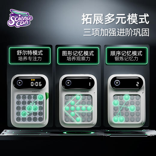 科学罐头舒尔特方格  每天畅玩10分钟，让孩子轻松玩出专注力 商品图1