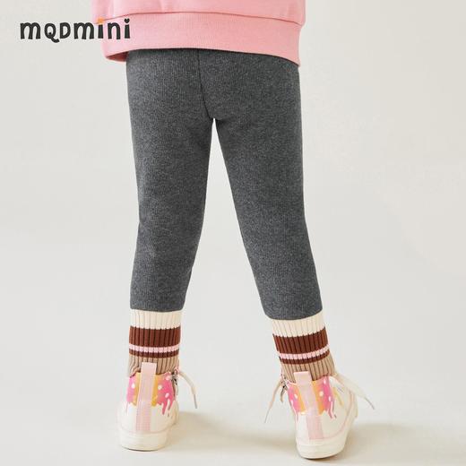 【奥利绒】【80-140】【MQDmini】女童加绒打底裤搭保暖长裤 商品图2