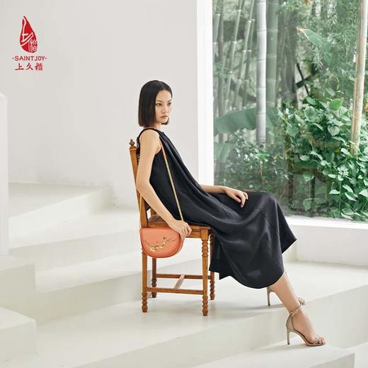 SAINTJOY/上久楷 宋锦斜背包 双鹊报喜 BWS23B0901 商品图1