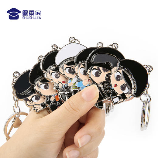【蜀黍家三代公仔钥匙扣】萌翻天的烤漆钥匙扣 原班人马诉说J生活、J故事送礼礼品礼物 商品图1
