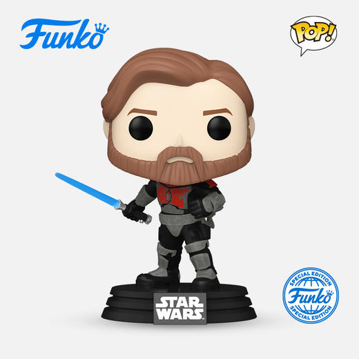 Funko POP Star Wars Clone Wars Mando Obi Wan电影星球大战克隆战争欧比旺手办 68283 商品图0