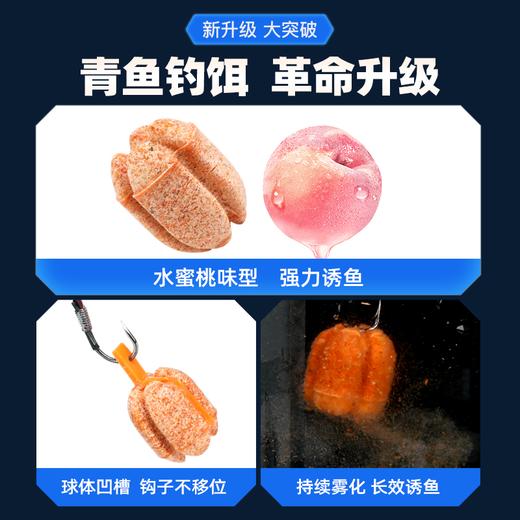 佳钓尼刘颗粒饵料巨物球形挂钩颗粒青鱼大物鱼饵水蜜桃味型（瓶装） 商品图1