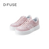 Dfuse迪芙斯2024春季新款圆头休闲百搭刺绣厚底运动鞋DF41112012 商品缩略图8
