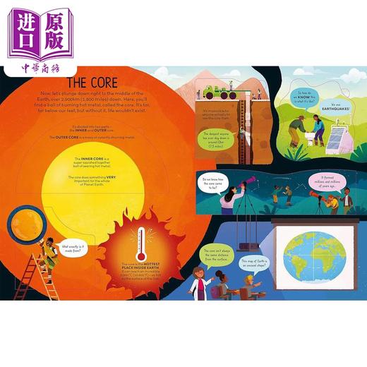 【中商原版】极地星球 地心游记 Extreme Planet Journey to the Earths英文原版 儿童科普 翻翻纸板书 科学知识绘本 进口读物 商品图3