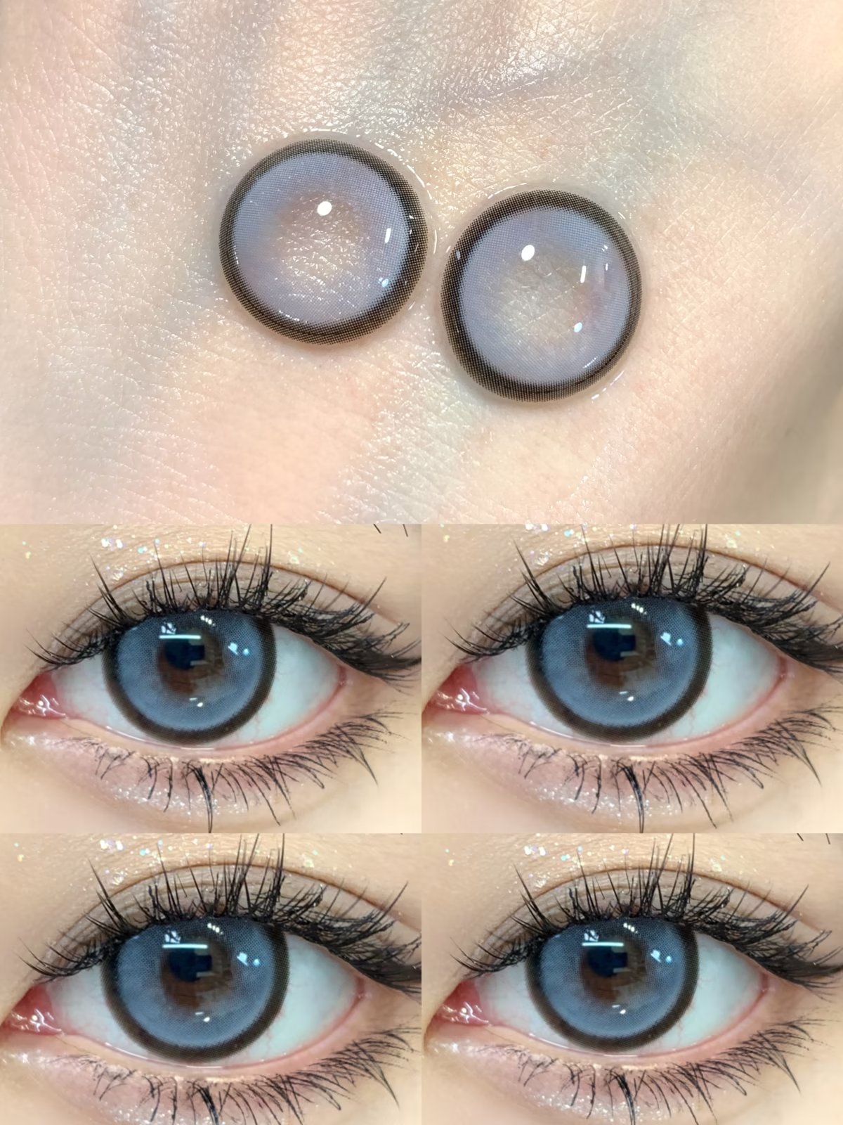 SERLTYCA 年抛隐形眼镜 冰海甜甜圈 14.5mm 1副/2片 左右度数可不同 - VVCON美瞳网