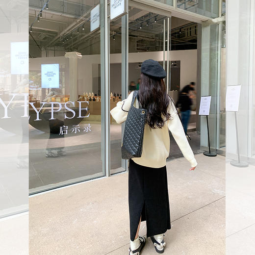 <曾小咸推荐>【简约调性】3色灯芯绒加绒半裙 商品图4