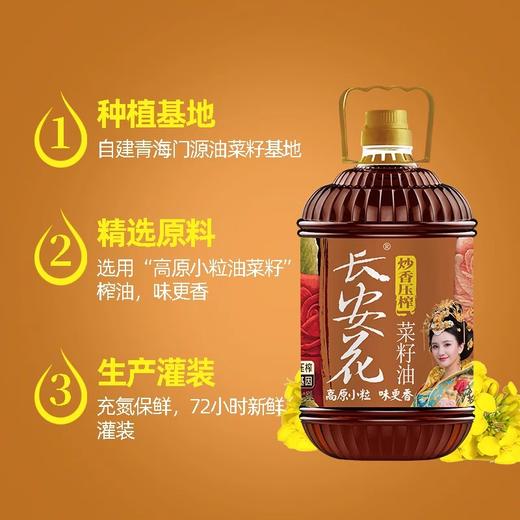 长安花炒香压榨菜籽油5L 商品图2