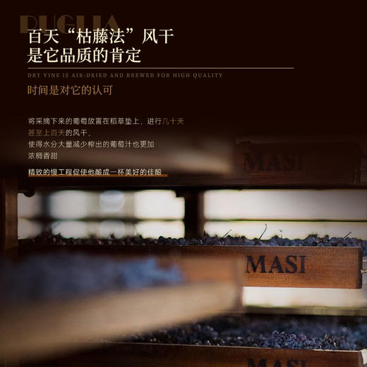 【普利亚产区的精品之作】意大利米多克风干红葡萄酒 意大利进口 16.5%vol 商品图2