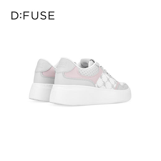Dfuse迪芙斯2024春季新款圆头休闲百搭刺绣厚底运动鞋DF41112012 商品图3