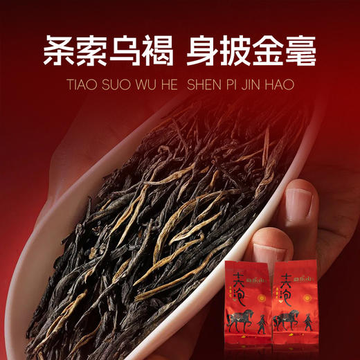 勐乐山普洱十六泡（景迈红）古树红茶80g 商品图2