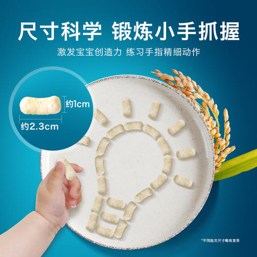 禾泱泱婴幼儿有机稻鸭原生泡芙条32g（原味/香蕉味/南瓜味/苹果味） 商品图5