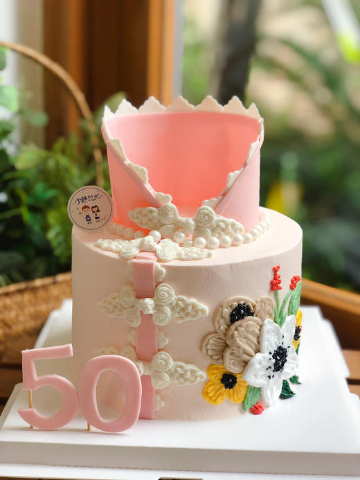 母亲翻糖旗袍奶油蛋糕 下单前请仔细阅读商品详情 商品图1