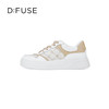 Dfuse迪芙斯2024春季新款圆头休闲百搭刺绣厚底运动鞋DF41112012 商品缩略图4